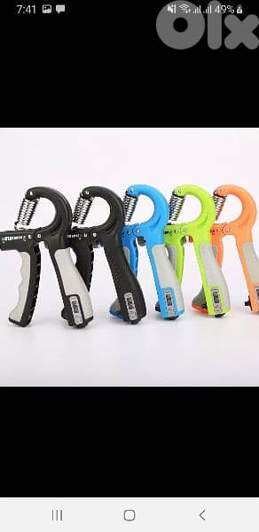 Adjustable hand grip with counter 0