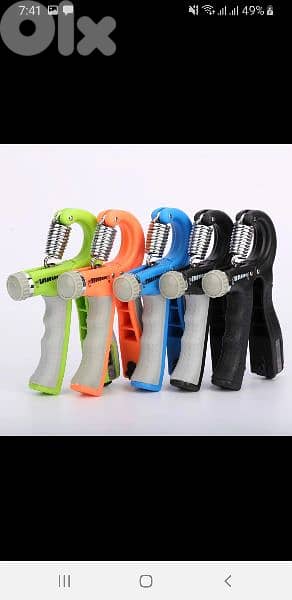 Adjustable hand grip with counter 3