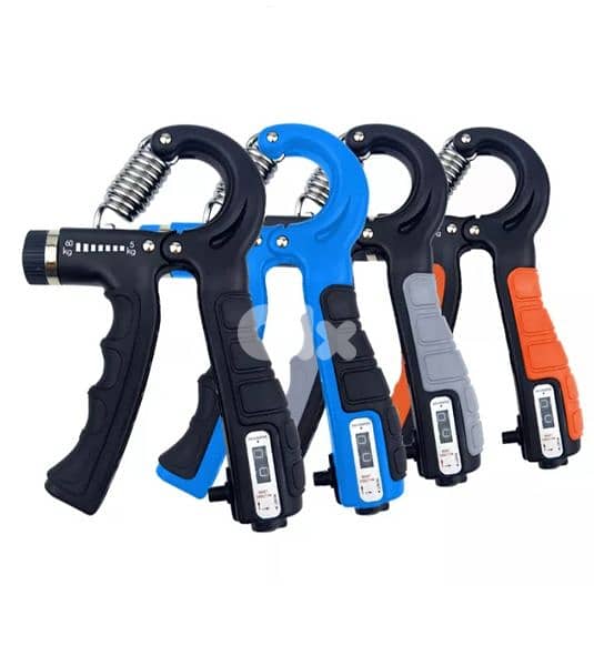 Adjustable hand grip with counter 4