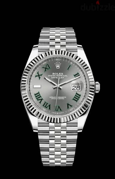 Rolex date-just wimbledon 41 swiss clone 1.1 0