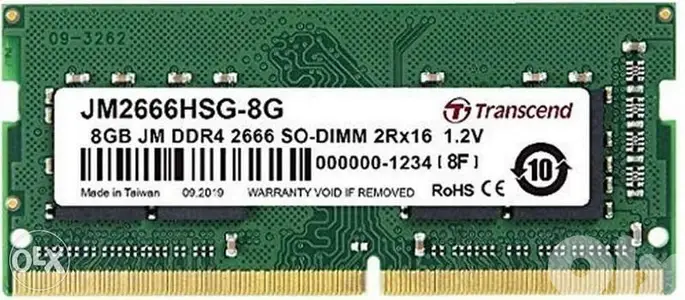 Transcend 8GB JM DDR4 2666 SO-DIMM $25