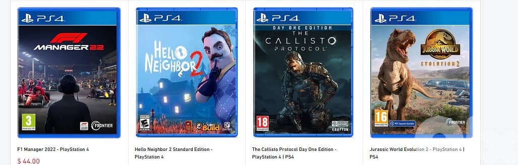 PS4 Games for Sale 19