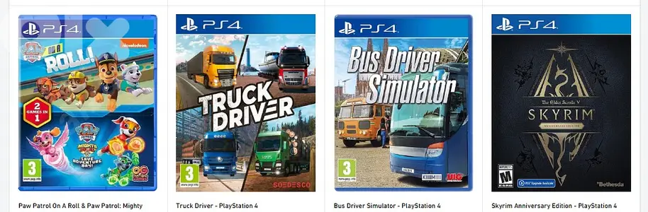 PS4 Games for Sale