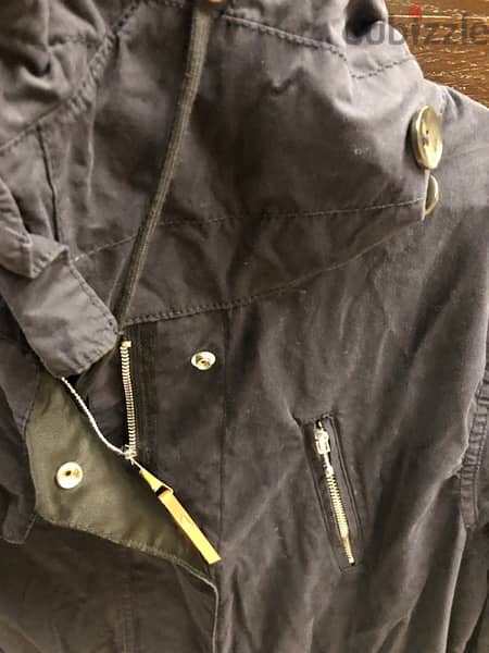 bershka brand, coat navy color, size medium-large, used once 1