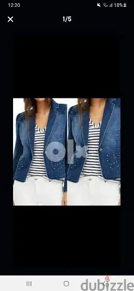 denim jacket ma3 strass s to xxL