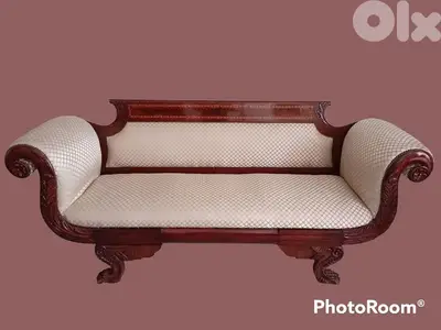19th. century Original American Empire style sofa 1820,Mahogany wood