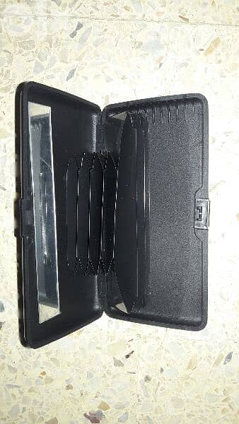 classy wallet dark honey color - new not used 1