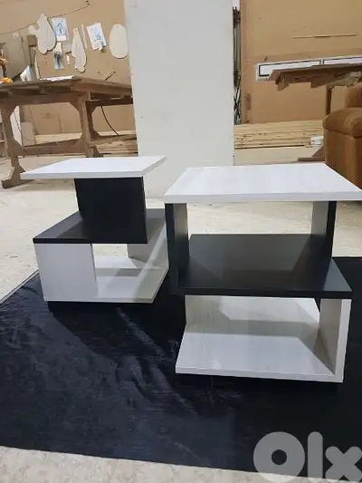 طاولات لاميكا اسود و رمادي