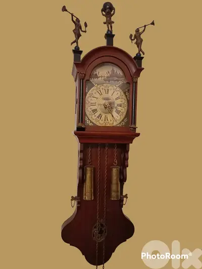 Old Marine Dutch tail wall clock in perfect condition