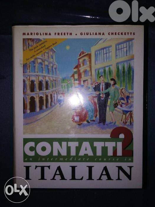Learn italian intermediate level book + tapes new never used 2