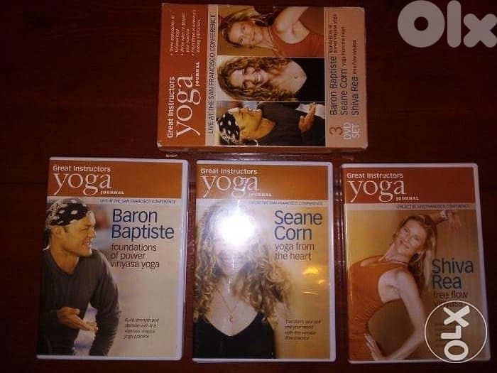 Learn yoga with 3 best teachers on 3 original dvds 0