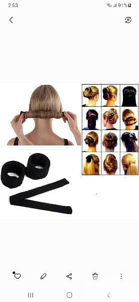 bun tail high quality 2 colours 4