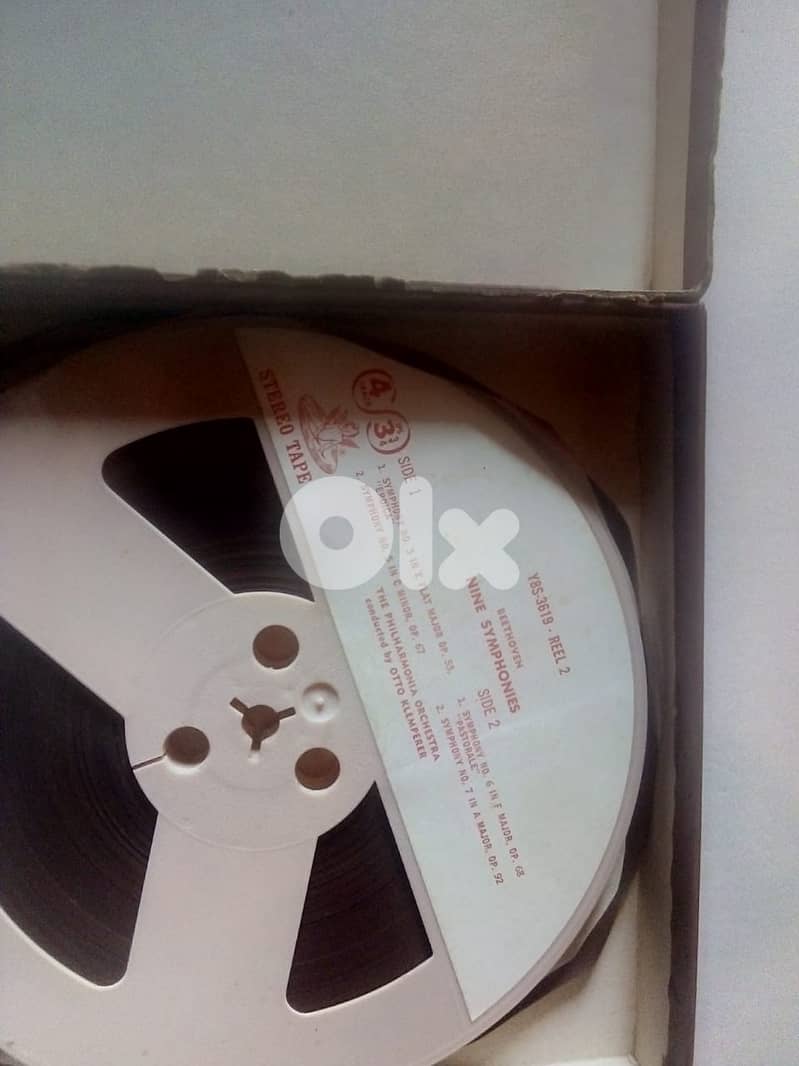 beethoven complete nine simphonies vintage  reel tape 2