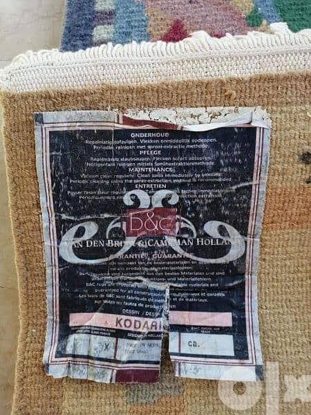 Nepali Carpets 2pieces handknoted 3