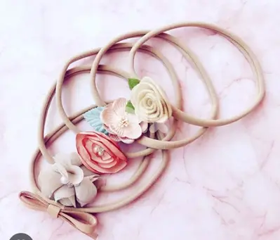 floral baby girl head bands