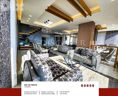 STUNNING PURE LUXURY Above All Else |  Duplex for sale in Baabdat!