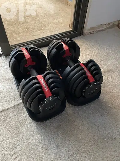 adjustable dumbells 2.5 -24 kg