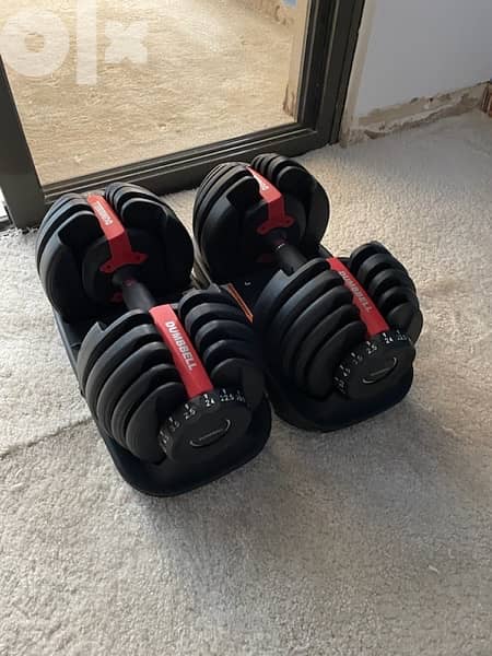 adjustable dumbells 2.5 -24 kg 0
