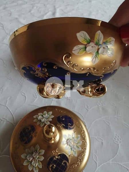 Bohemian crystal set 14k 200$ 4