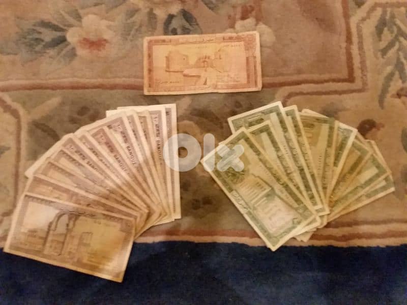 عملات مصرف لبنان ورق & معدن مشكل 1