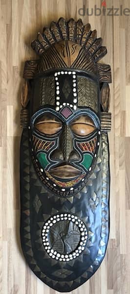 Vintage African hand-carved Tribal art 0