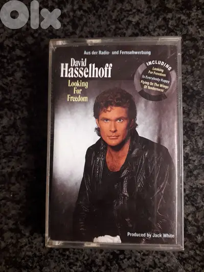 David Hasselhoff lookin for freedom audio cassette