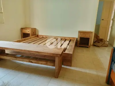 massive pine wood bedroom set غرفة نوم خشب صنوبر روسي