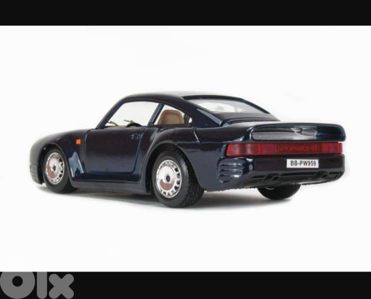 Porsche 959 diecast car model 1:24. 2