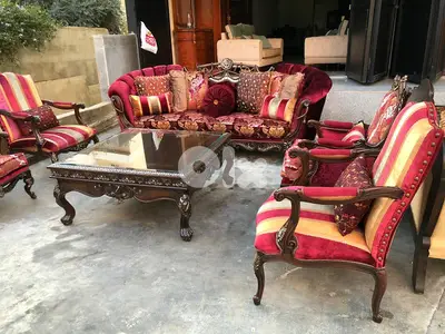 طقم كنبايات خشب زان فخم