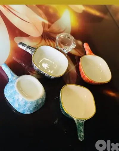 elegant sauce porcelain plates with handle