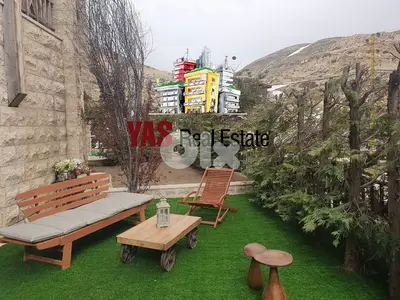 Kfardebian / Mzaar 170m2 + 90m2 Garden | Furnished | Rent | Faraya |