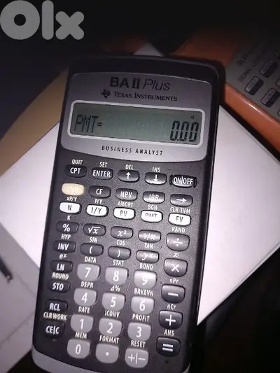texas instruments BA2 plus financial calculator
