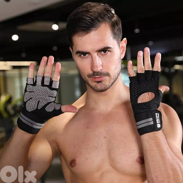 Weightlifting Gloves with Wrist Support 0