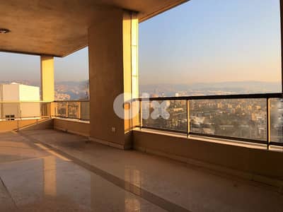 300 SQM Apartment in Achrafieh, Beirut with Mountain & City View