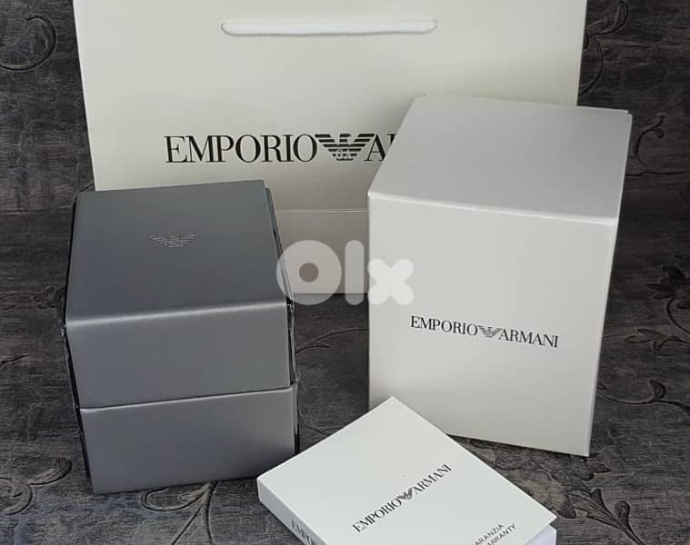 Original Emporio Armani Dark Grey watch for men 1