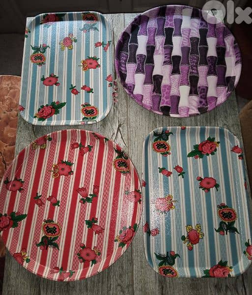 cute plastic and leathur trays 4