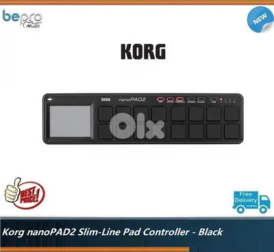 Korg nanoPAD2 Slim-Line Pad Controller - Black