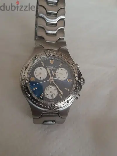 VINTAGE WATCH LONGINES SPORT WING CHRONO GRAND
