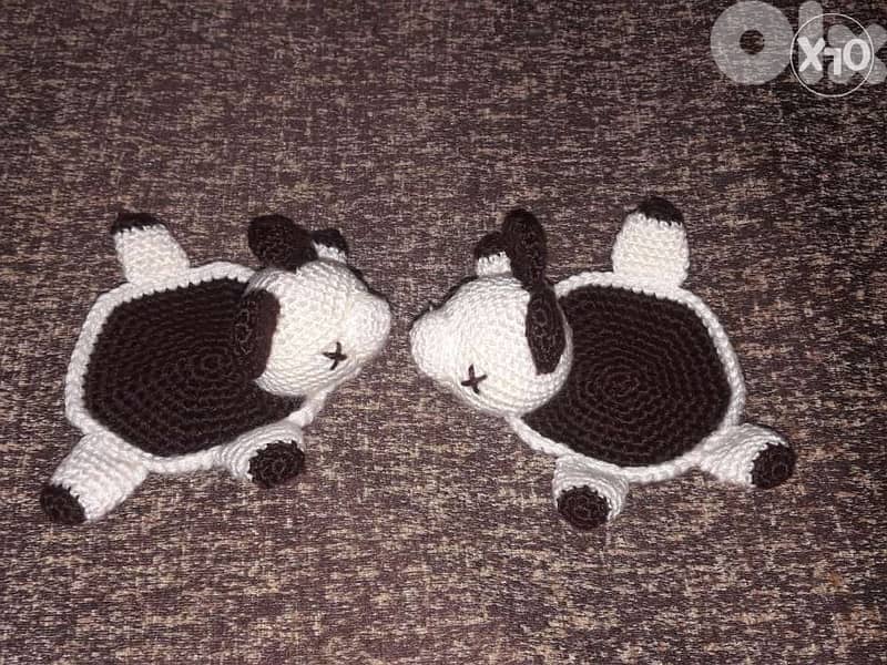 Teddy Bear crochet mug coasters 1 for 3$ 0