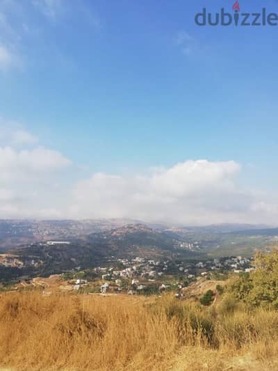 2378 Sqm | Land for sale in Ain Zhalta | Mountain panoramic view