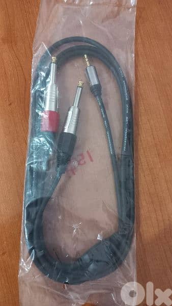 cable aux to jack mono 1.5m 0