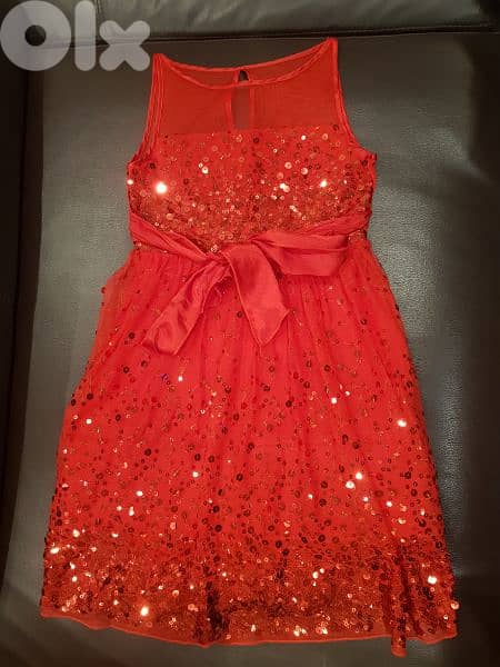 Red dress for 8 years 0