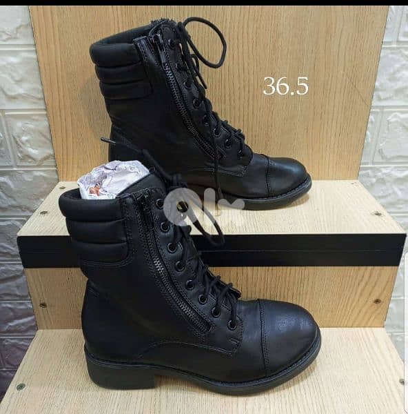 Leather bottines size 36.5 0
