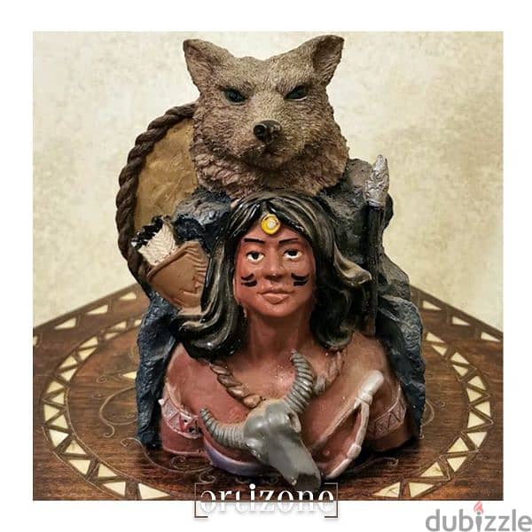 Red Indian Statue 0