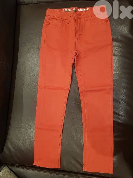 New red trouser for girls 10 years 0