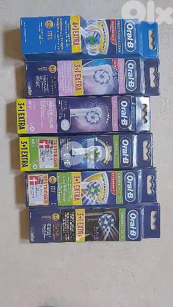 Oral B replacement heads for electric toothbrush 0