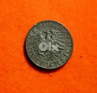 1968 Austria 5 Groschen Zinc coin KM# 2875