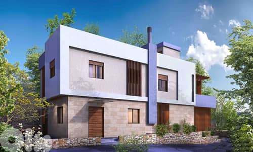 Villa | Amchit | Installment | Terrace | فيلا للبيع | PLS 25469