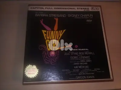 Barbra Streisand "Funny girl" movie soundtrack on reel 4 track tape