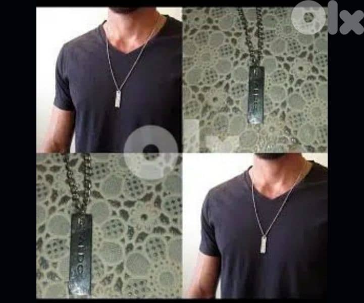 man necklace by Aldo stainless steel 0
